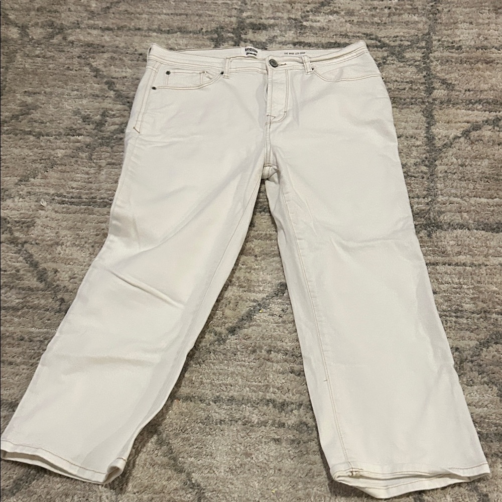 Kensie Cream Denim Pants